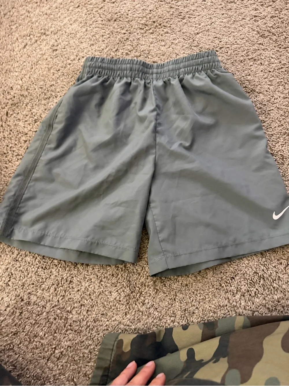 Nike Gray Kids' Athletic Shorts